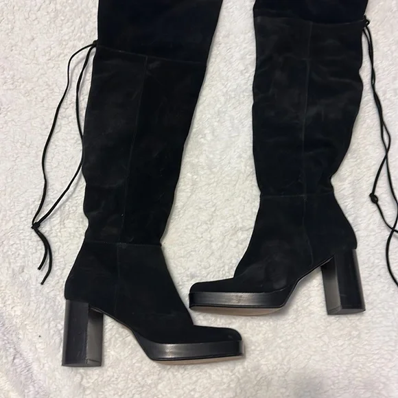 NWOT! FREE PEOPLE Echo Platform Over The Knee Boot - Size 39.5 - Picture 6 of 10